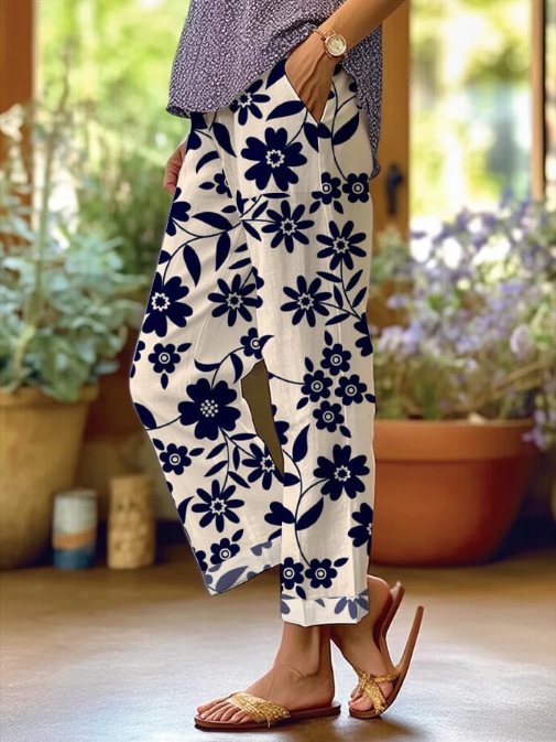 Floral Blue / 3XL