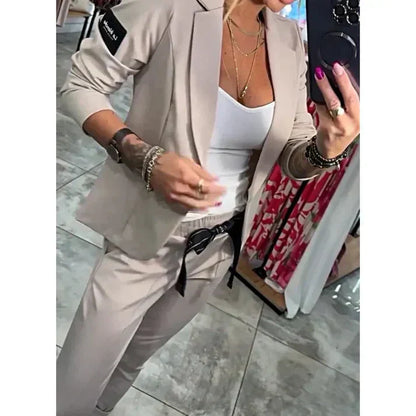 Isabelle | Tailored Set with Soft Blazer and Casual Joggers