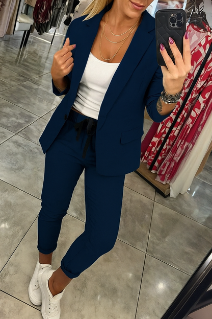 Isabelle | Tailored Set with Soft Blazer and Casual Joggers