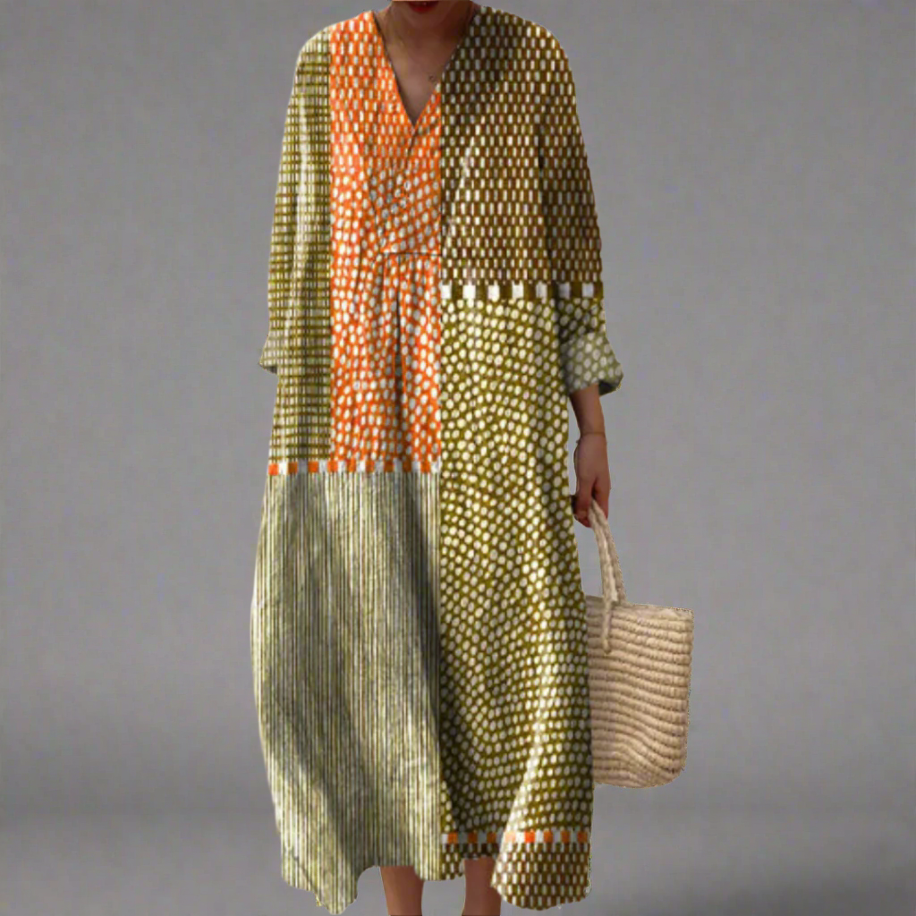 Samantha | Artistic Midi Dress