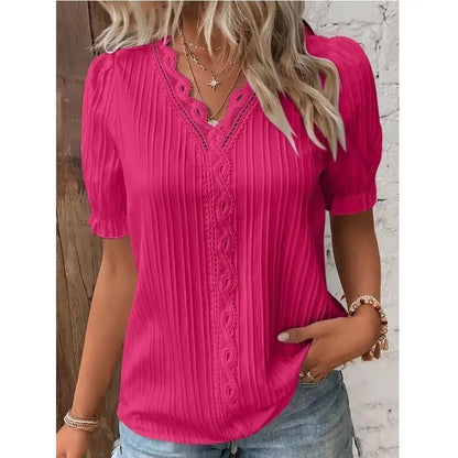 Isabella™ - Lace Elegance Blouse